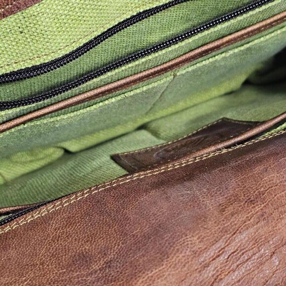 Satchel and Fable Handmade Women Vintage Style Genuine Lux Leather Shoulder Bag - Picture 9 of 12